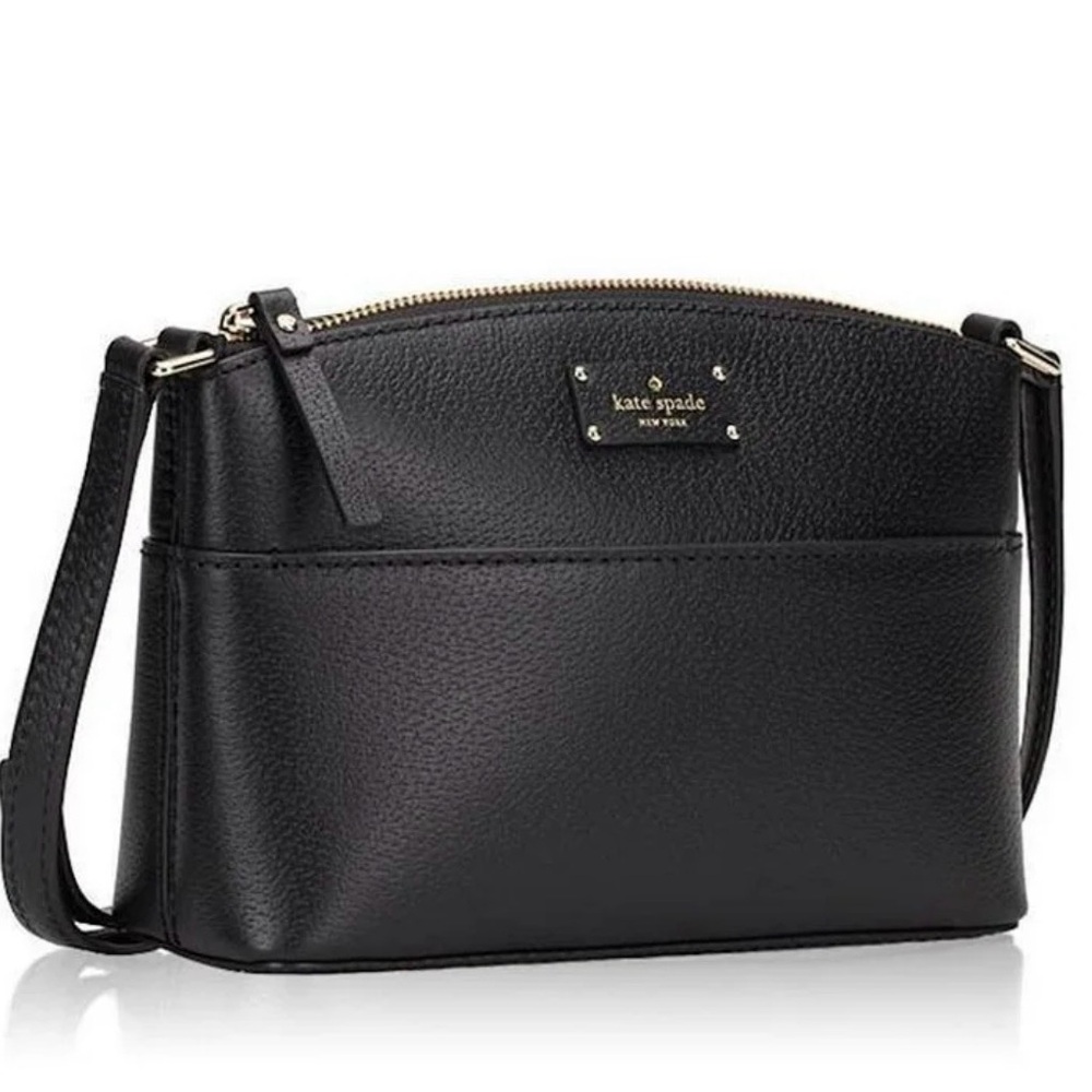Kate Spade Black Leather Crossbody Bag